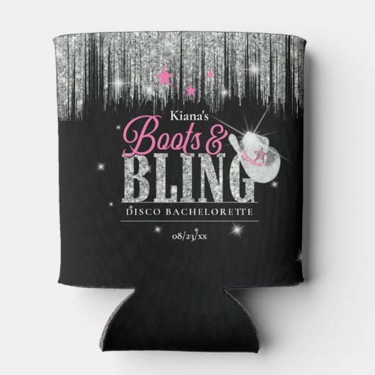 Boots 'n Bling Disco Bachelorette ID925 Blikjeskoeler (Achterkant)