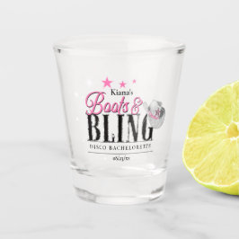 Boots 'n Bling Disco Bachelorette ID925  Shot Glas