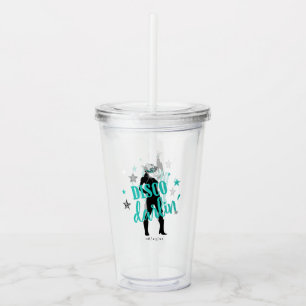 Boots 'n Bling Disco Darlin' Teal ID925 Acryl Drinkbeker
