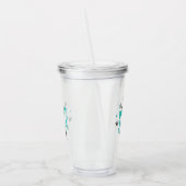 Boots 'n Bling Disco Darlin' Teal ID925 Acryl Drinkbeker (Links)