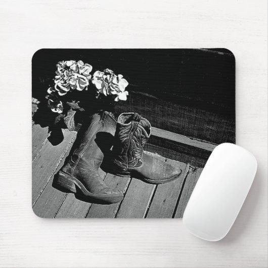 Boots n Flowers Muismat (Met muis)