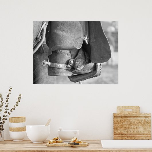 Boots-n-Spurs Poster (Keuken)