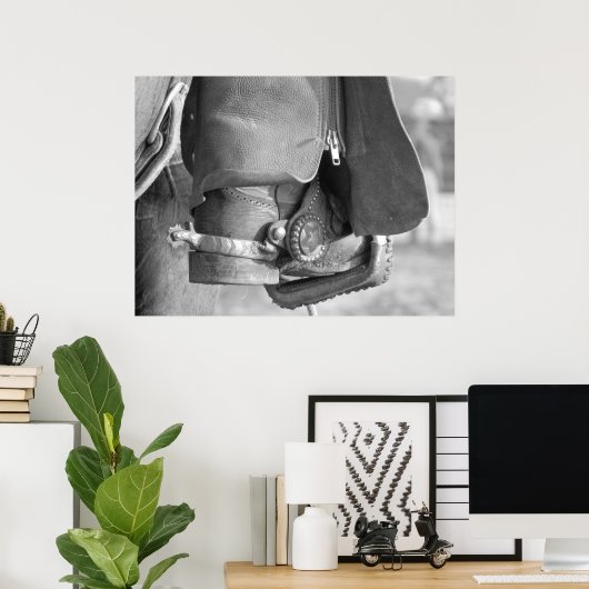 Boots-n-Spurs Poster (Thuiskantoor)