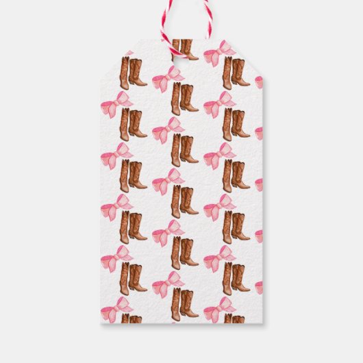 Boots of bogen cadeaulabel (Achterkant)