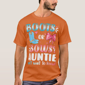 Boots of bogen losse geslachtsdelen Baby shower T-shirt