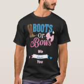 Boots of bogen waar we van houden, feestvieren t-shirt (Voorkant)