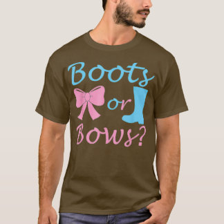 Boots of Bows Gender onthullen partijideeën voor v T-shirt