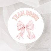Boots of Bows Gender Reveal Stemmen Stickers