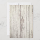 Boots of Bows rustieke boho Genderonthulling feest Kaart (Achterkant)