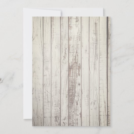 Boots of Bows rustieke boho Genderonthulling feest Kaart (Achterkant)