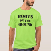 Boots on the Ground Mannen T-Shirt (Voorkant)