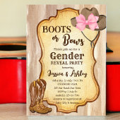 Boots or bows gender onthult party budget nodig kaart