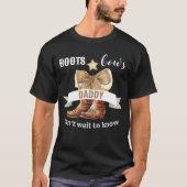 Boots or Bows Gender Reopenbaart Party T-Shirt (Voorkant)