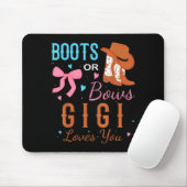 Boots Or Bows Gigi Loves You Gender Reveal Party  Muismat (Met muis)