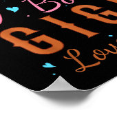 Boots Or Bows Gigi Loves You Gender Reveal Party  Poster (Hoek)