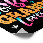 Boots Or Bows Grammy Loves You Gender Reveal Famil Poster (Hoek)