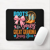 Boots Or Bows Great Grandma Loves You Gender Revea Muismat (Met muis)