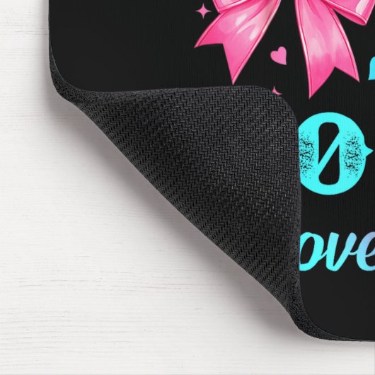 Boots Or Bows Lolli Loves You Gender Reveal Family Muismat (Hoek)