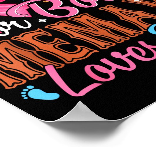 Boots Or Bows Memaw Loves You Gender Reveal Family Poster (Hoek)