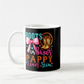 Boots Or Bows Pappy Loves You Gender Reveal Party  Koffiemok (Links)