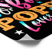 Boots Or Bows Ppy Loves You Gender Reveal Family  Poster (Hoek)