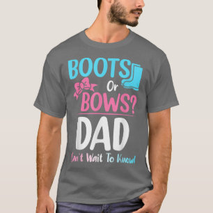 Boots Pap Geslacht Zwangerschap Bekend maken T-shirt