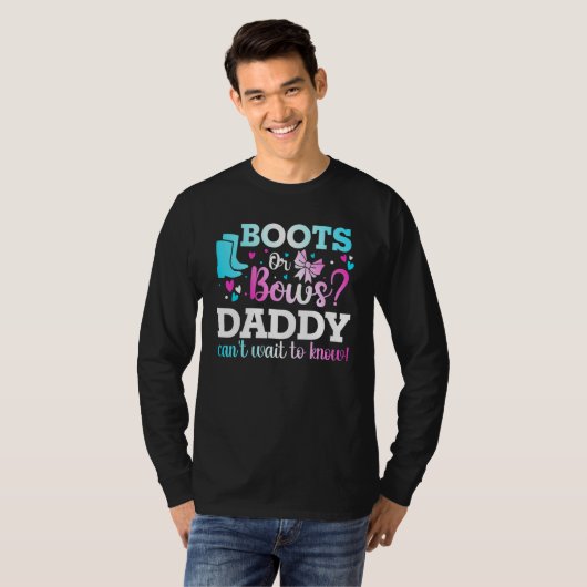 Boots pappie Baby shower Anno onthullen T-shirt (Voorkant volledig)