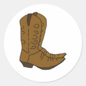 Boots Ronde Sticker (Voorkant)