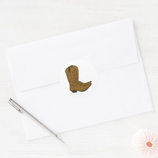 Boots Ronde Sticker (Envelop)
