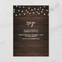 Boots & Rozen Gepersonaliseerde bruiloft RSVP door