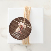 Boots Rustic Cowgirl BRUIDJESSCHOONMAAKPARTY Bedan Bedankjes Labels (In situ)