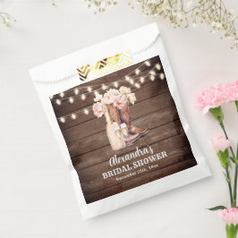 Boots rustieke cowgirl VRIJGEZELLENFEEST dank u Bedankzakje
