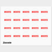 Boots Stamp Ronde Sticker (Vel)
