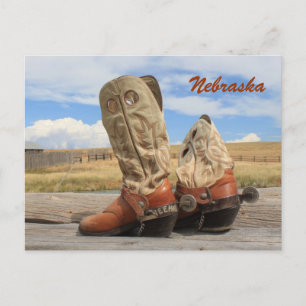 Boots uit Nebraska Briefkaart