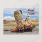 Boots uit South Dakota Briefkaart (Voorkant)