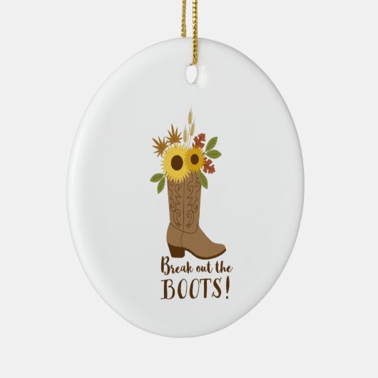 Boots uitbreken keramisch ornament (Rechts)