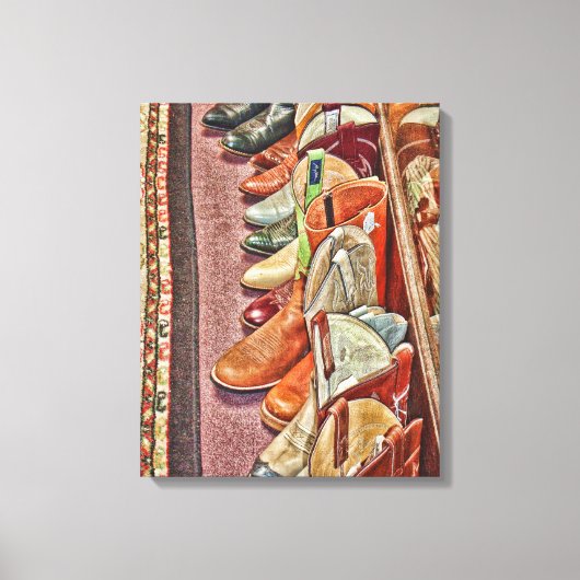 Boots Wrapped Canvas Afdruk (Voorkant)