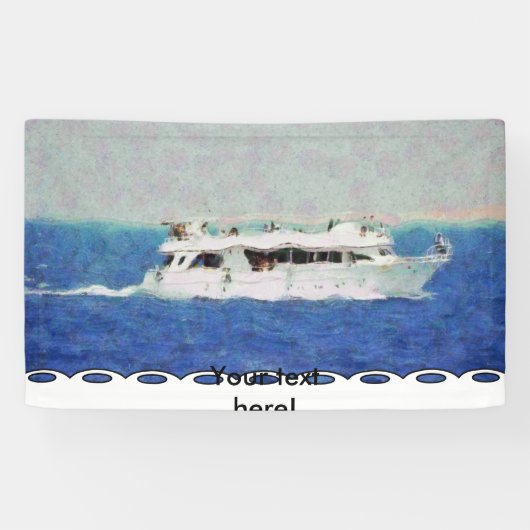 Bootschilderij Spandoek (Horizontaal)