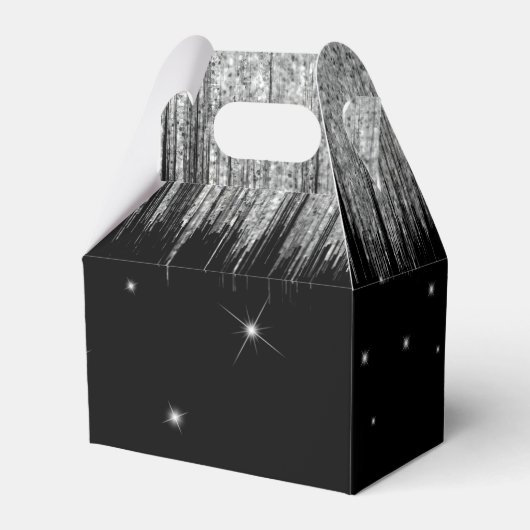 Boots'n Bling Disco Bachelorette Black ID925 Bedankdoosjes (Achterkant)