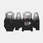 Boots'n Bling Disco Bachelorette Black ID925 Bedankdoosjes (Uitgevouwen)