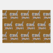 Bootsy Baby Collage boots wrapping paper sheets (Voorkant 2)