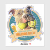 Bootsy Balldog Beer Label Sticker (Vel)