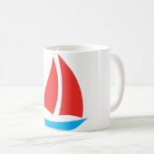 Bootsymbool Koffie Mok (Voorkant rechts)