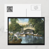 Boottocht, Belle Isle, Vintage van Detroit Briefkaart (Voorkant / Achterkant)