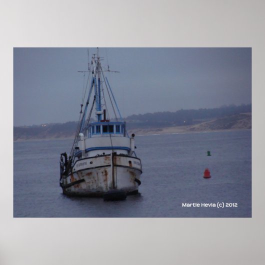 Boottocht op Monterey Bay Poster (Voorkant)