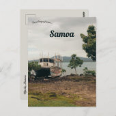 Boottocht op Upolu Samoa Briefkaart (Voorkant / Achterkant)