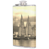 Boottochten in Rothesay Bay, Schotland. Sailor's W Heupfles (Links)