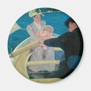 Boottochtje van Mary Cassatt, Vintage Fine Art Magneet
