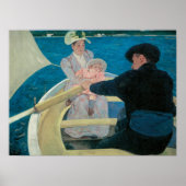 Bootuitstapje van Mary Cassatt, Vintage Fine Art Poster (Voorkant)