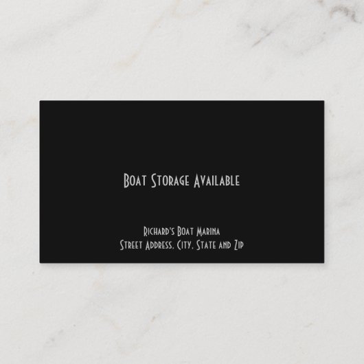 Bootverkoop Marina Visitekaartje (Achterkant)